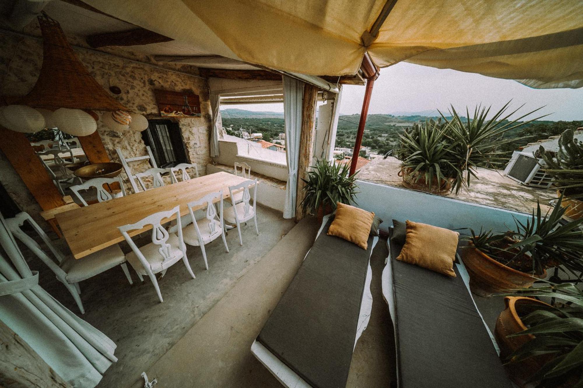 Antonia'S Stonebuilt Mansion With A Private Pool Villa Armenoi  Exterior photo